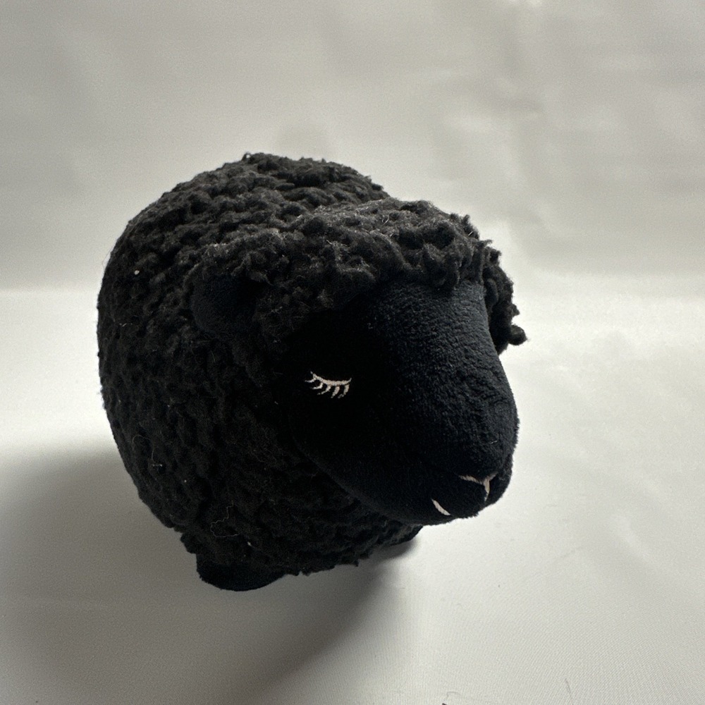 Bath & Body Works Black Sheep Plush Lamb Stuffed Animal 9" Vintage Y2K Rare